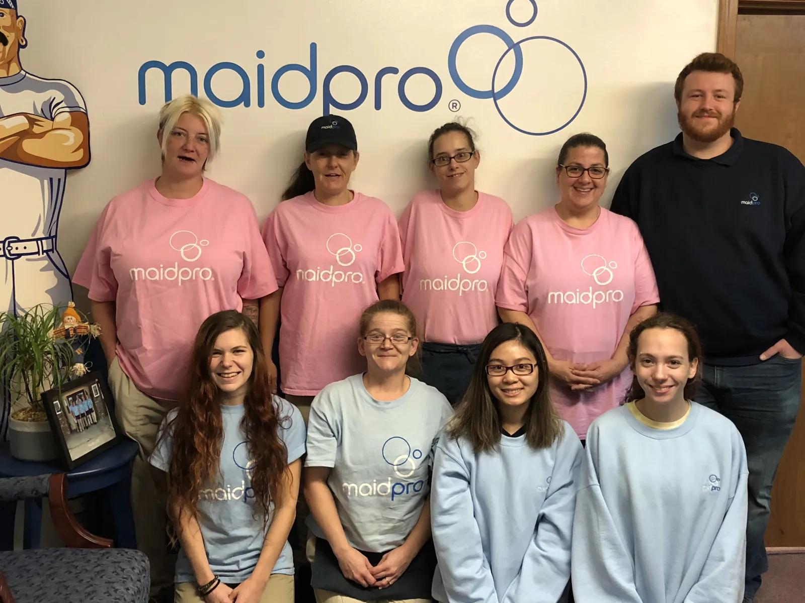 MaidPro Derry team photo of house cleaners in New Hampshire
