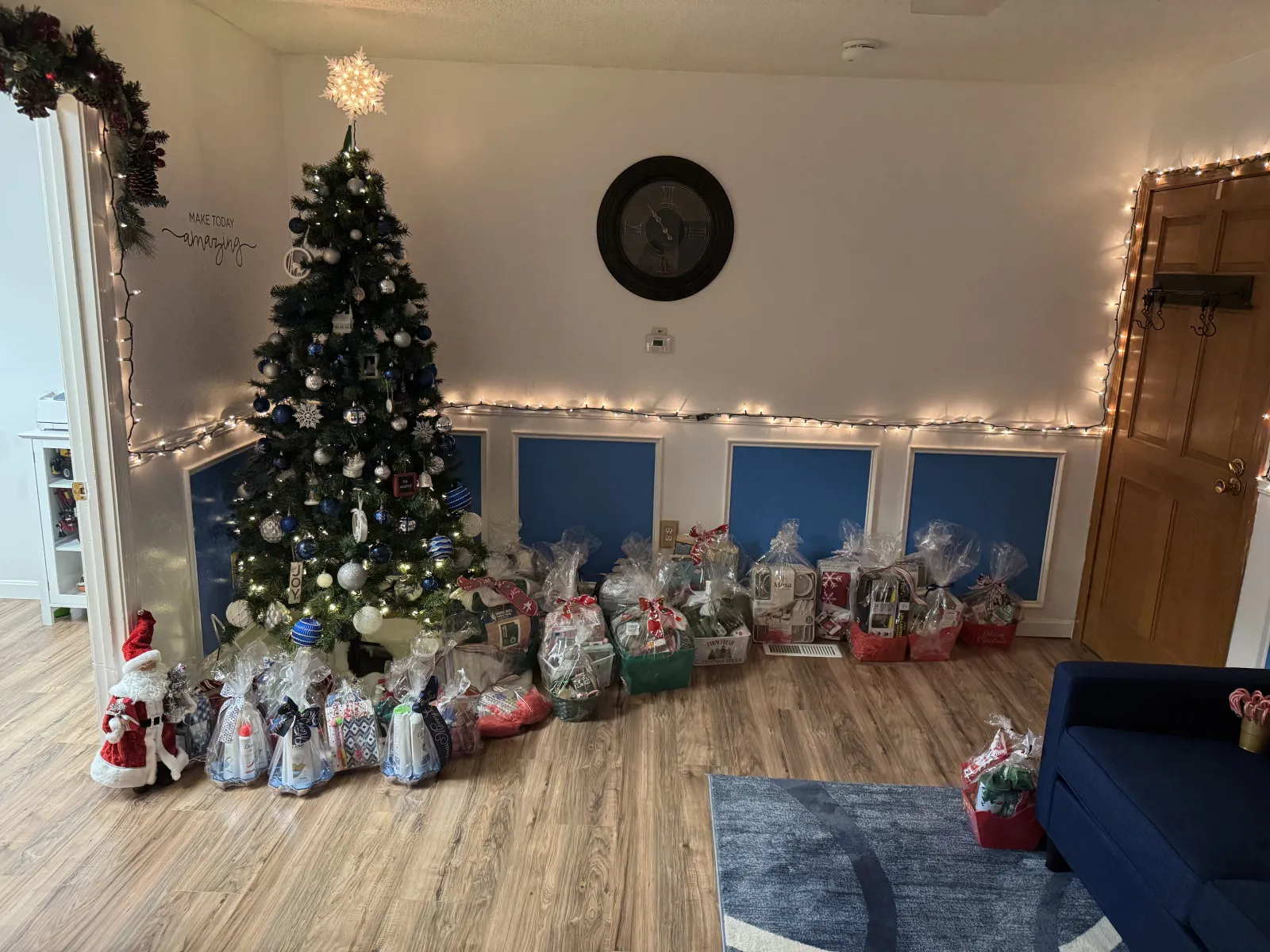 MaidPro Tyngsborough Christmas tree in the office