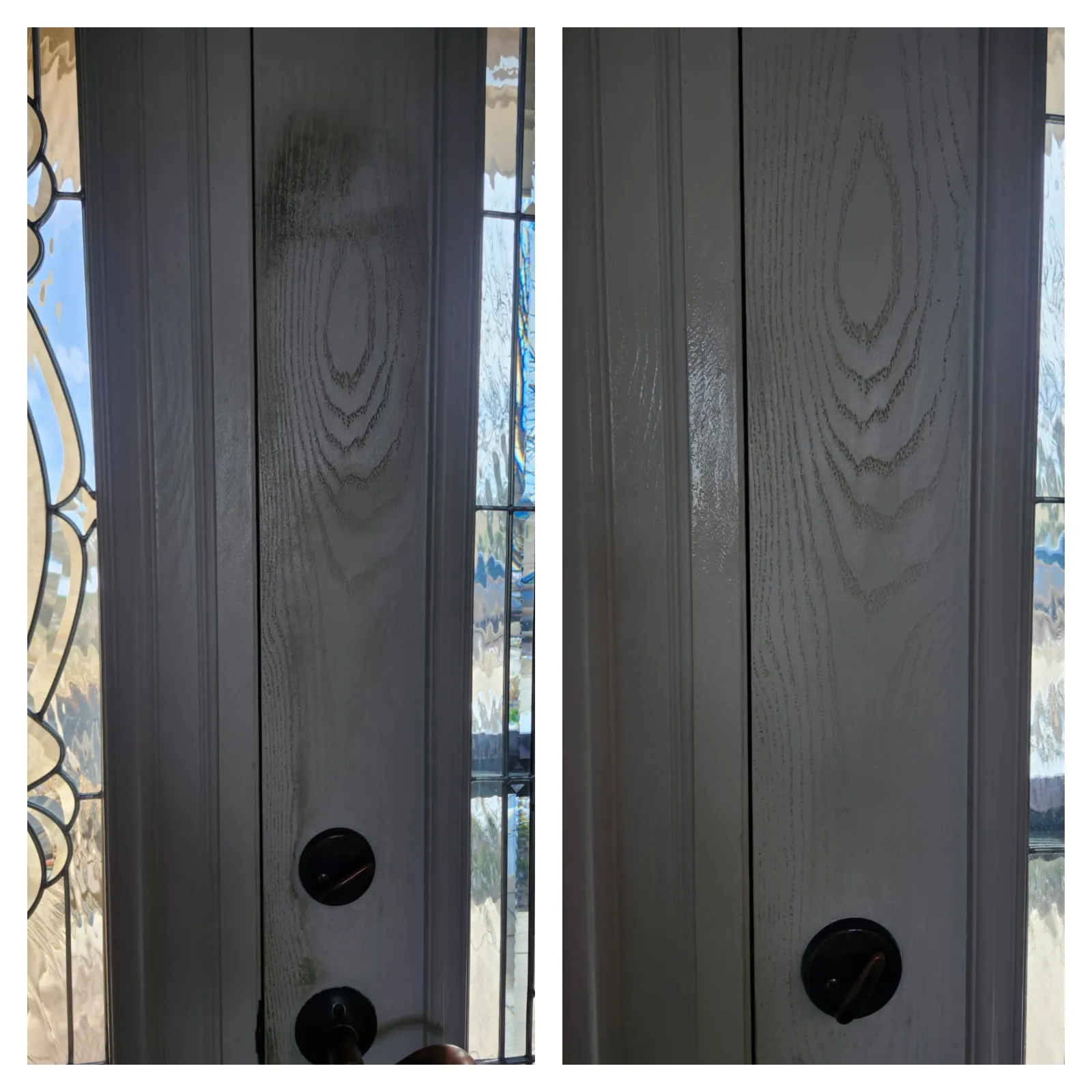 MaidPro Littleton cleaned front door entry way