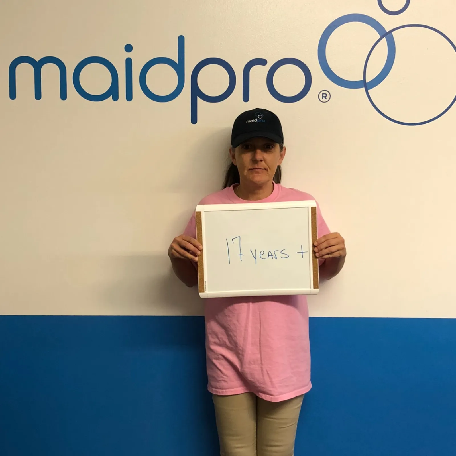 MaidPro employee who has been a PRO house cleaner for 17 years