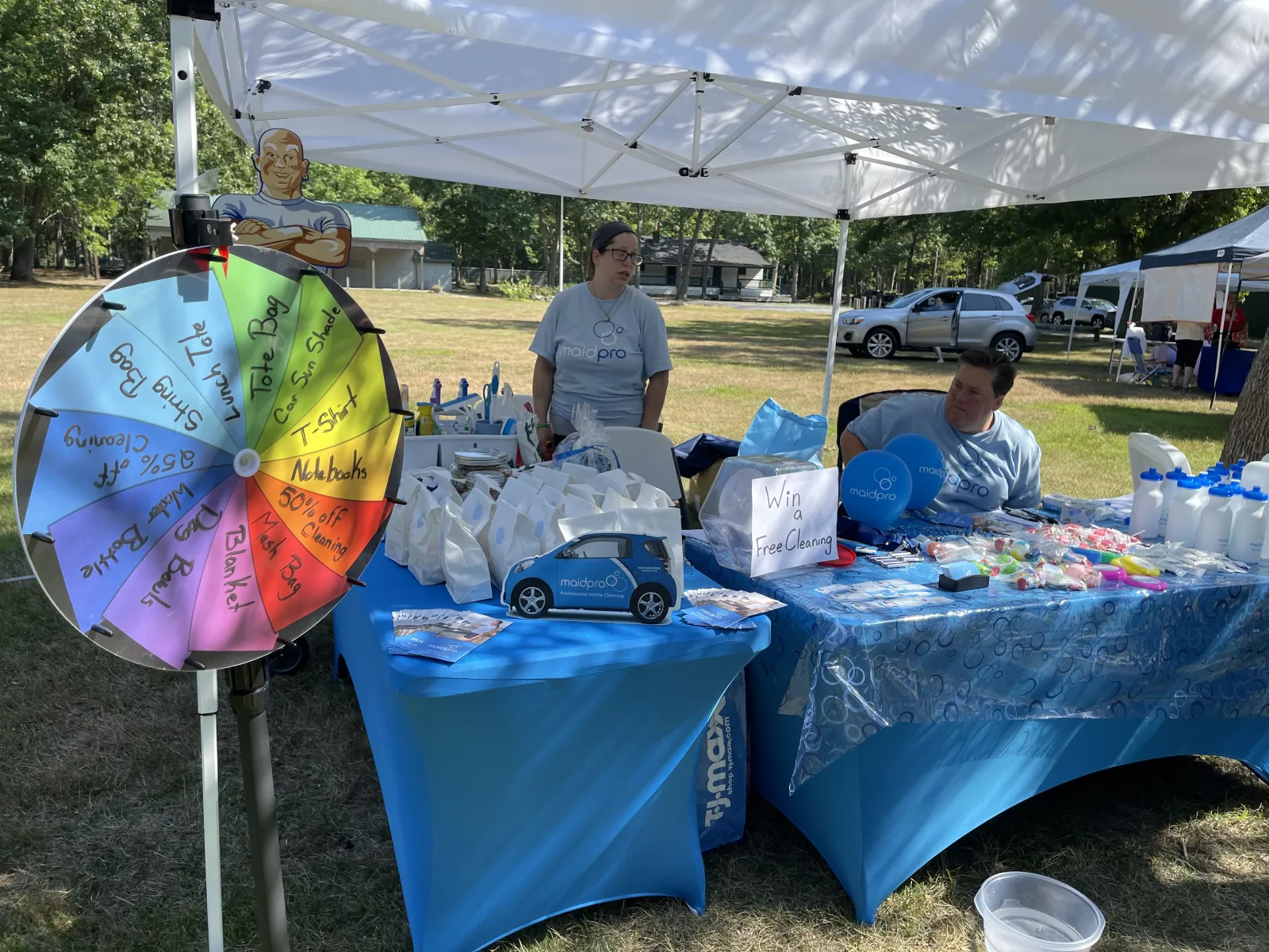 MaidPro at a local event in Massachusetts