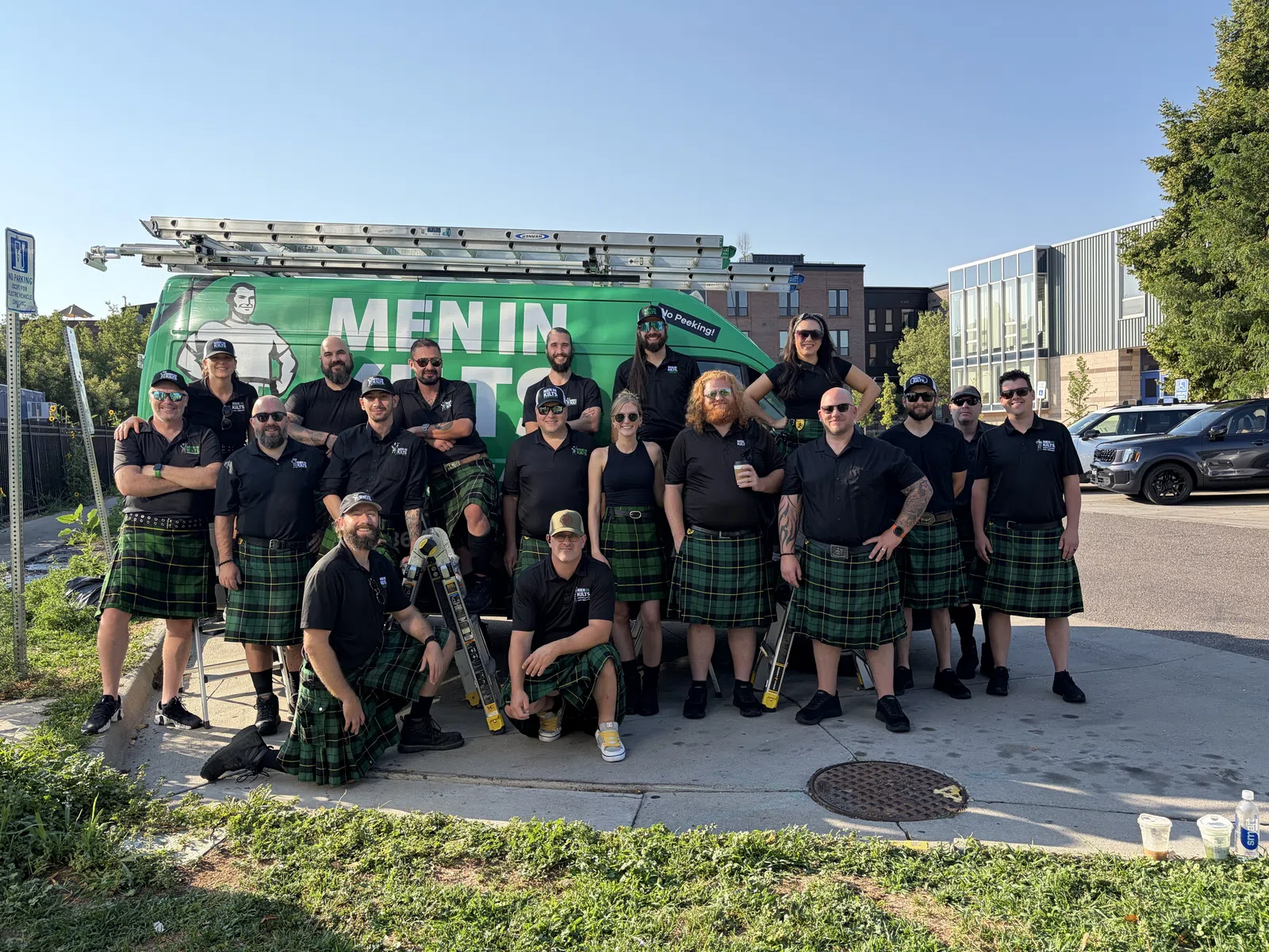 Men In Kilts Window Cleaning Team and Franchisees