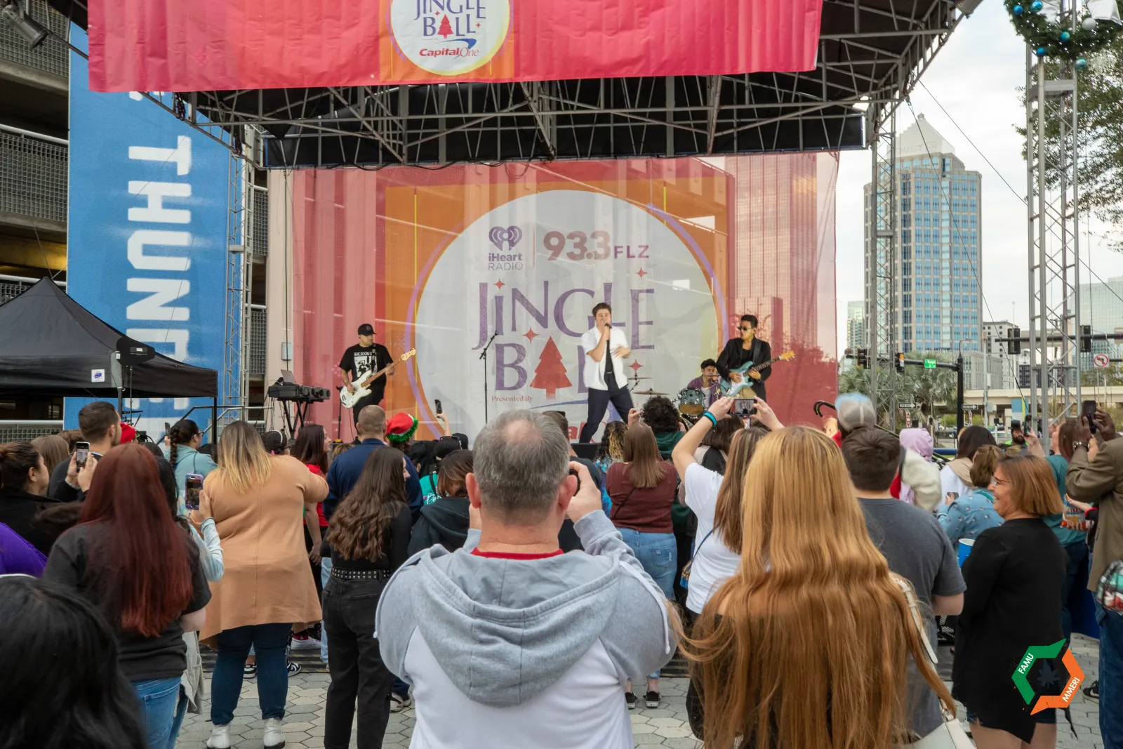 a group of people on stage