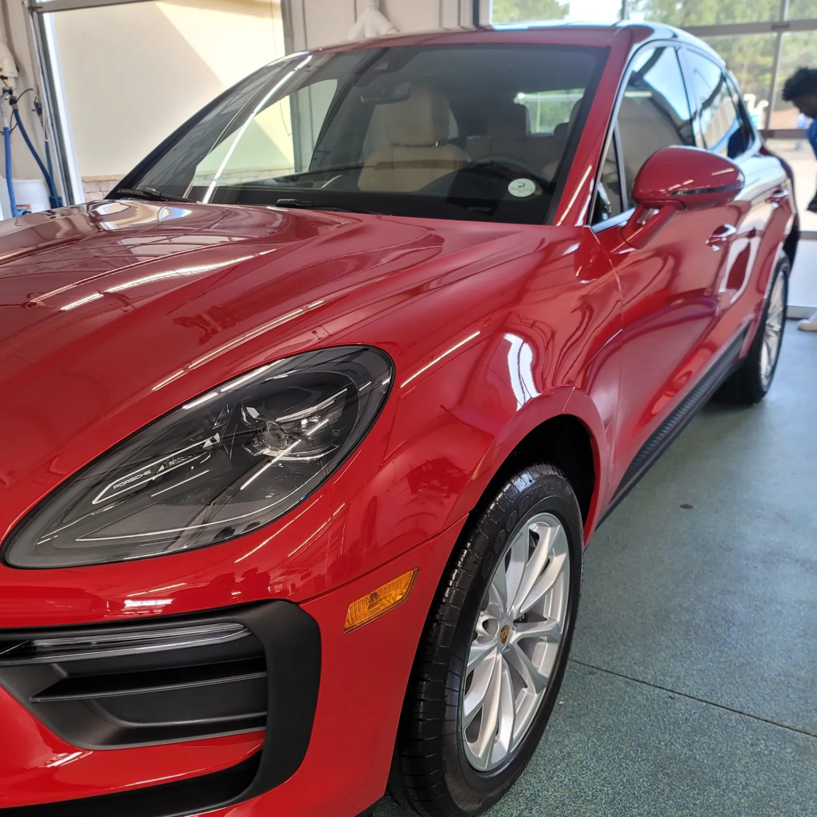 a red sports car