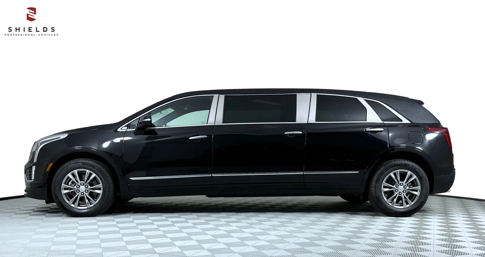 Elegant black luxury SUV with sleek design and spacious interior