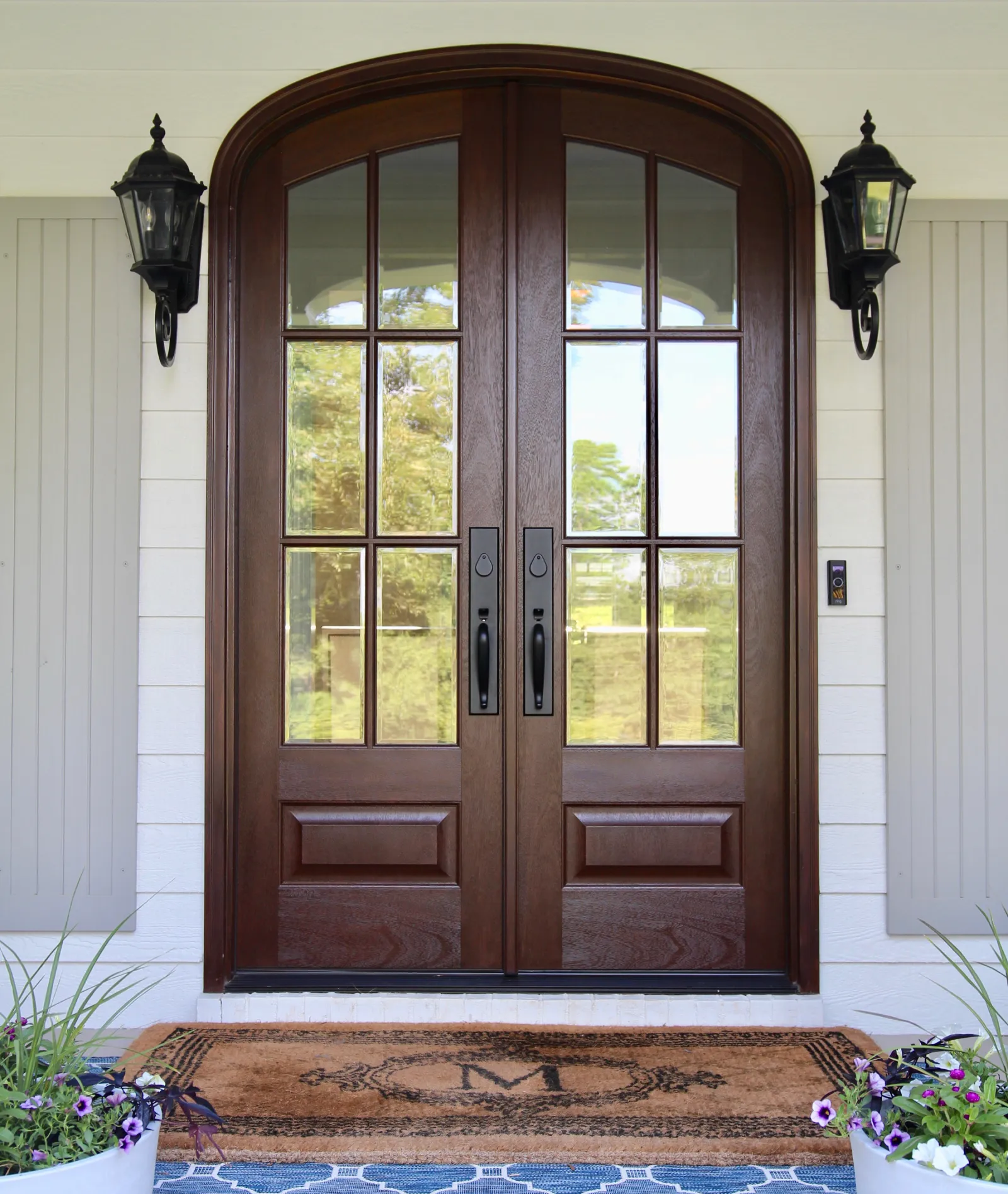 Custom entry door installed by North Georgia Replacement Windows