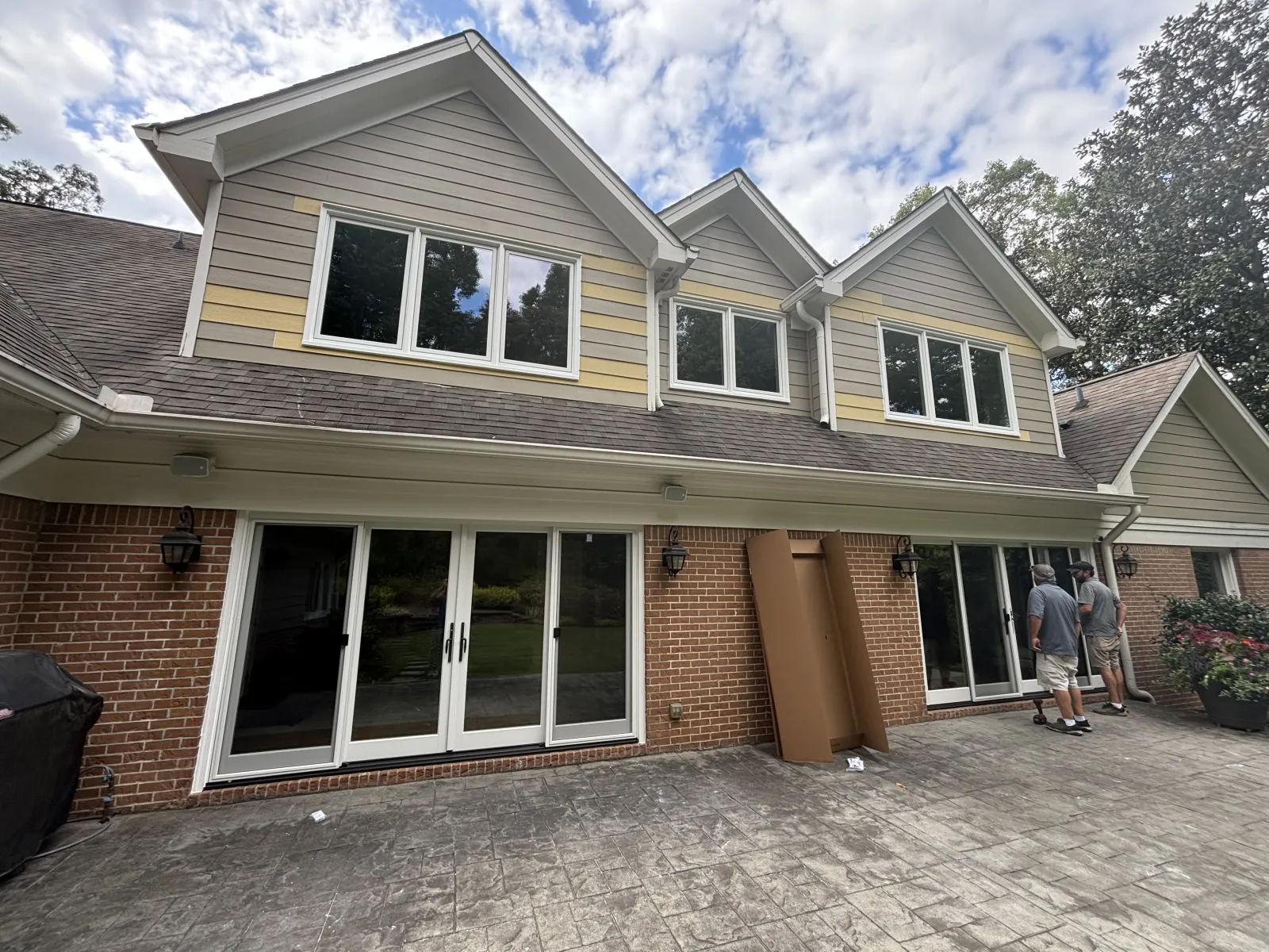 new windows and doors installed on atlanta home