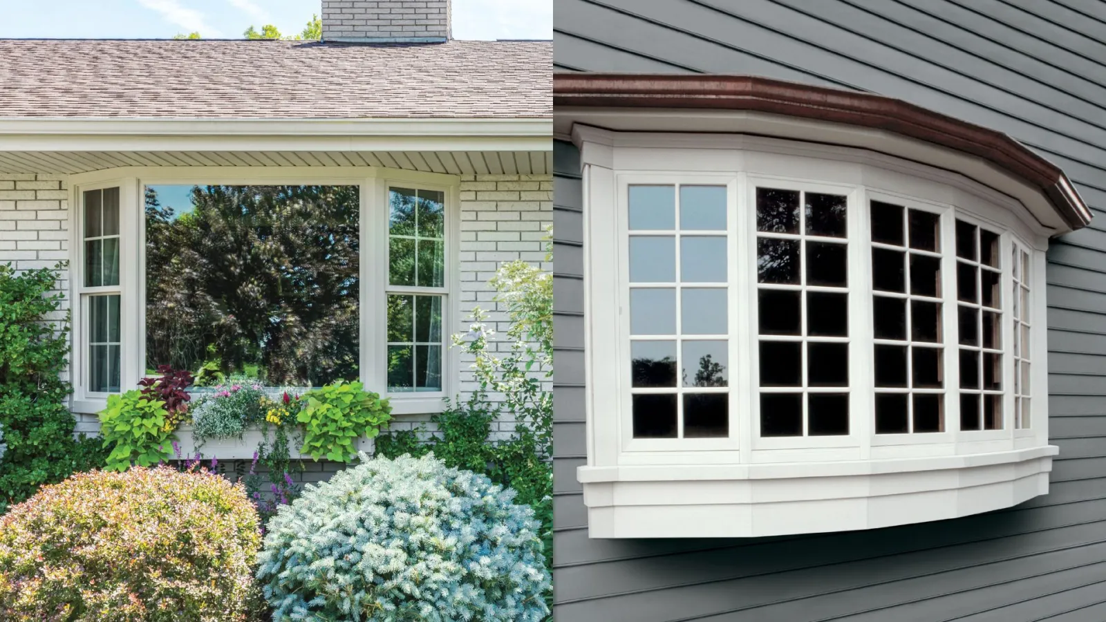 Bay and Bow windows installed by North Georgia Replacement Windows