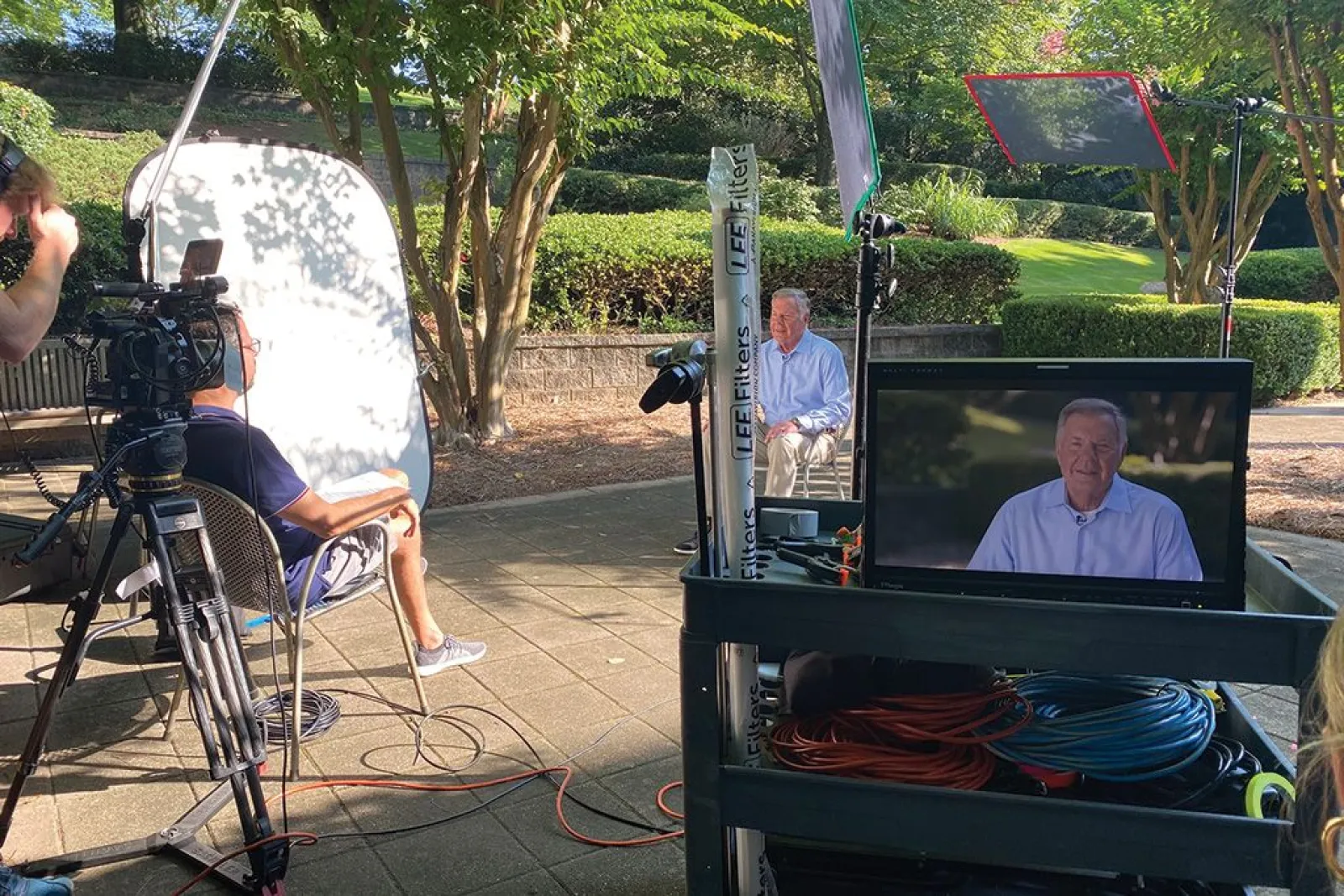 Glenn Burns shares review of his home's window installation by North Georgia Replacement Windows on camera