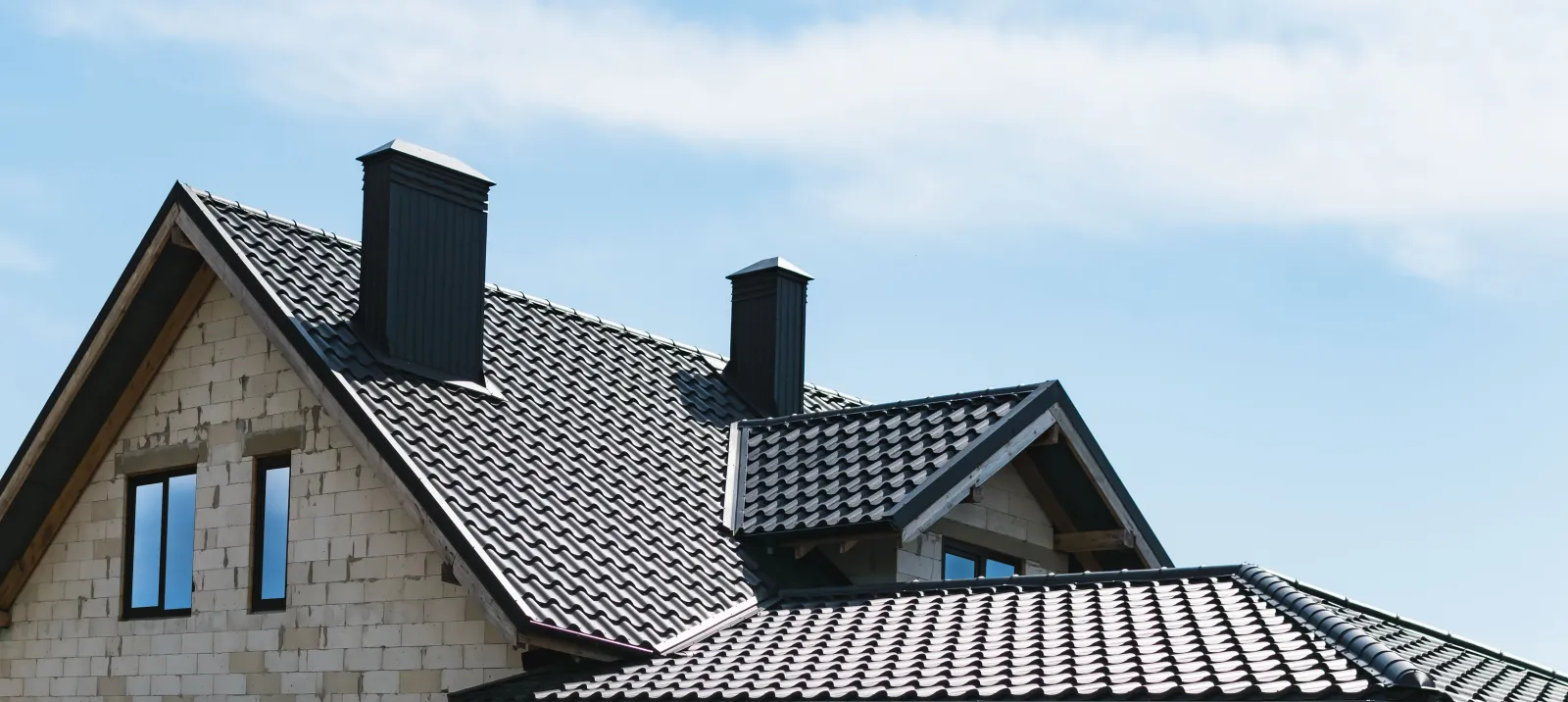 Roof of a house