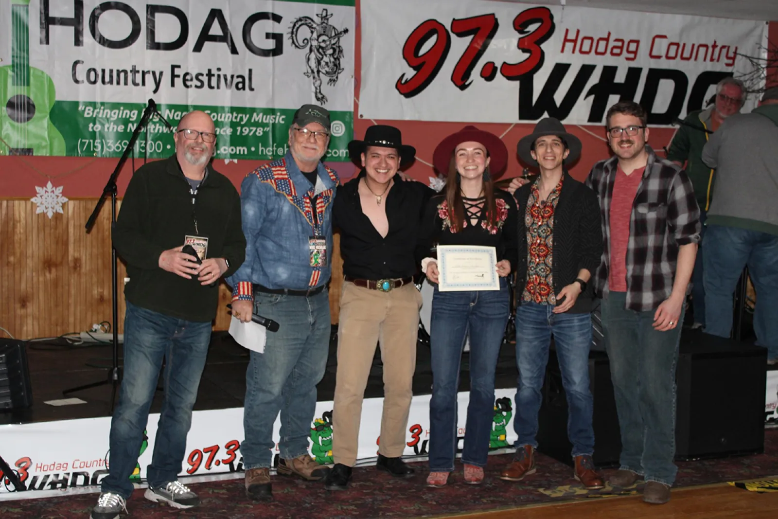 a group of people posing for a photo