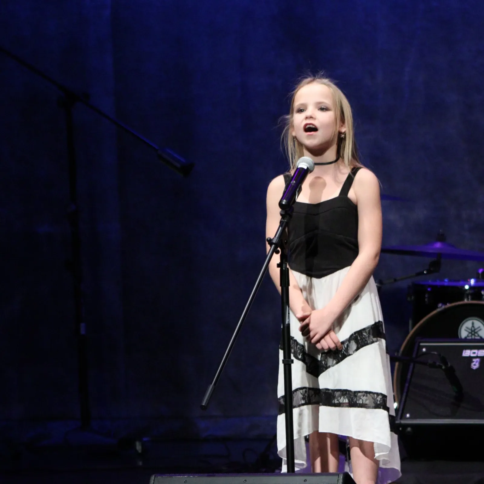 Princess Ingrid Alexandra of Norway on a stage