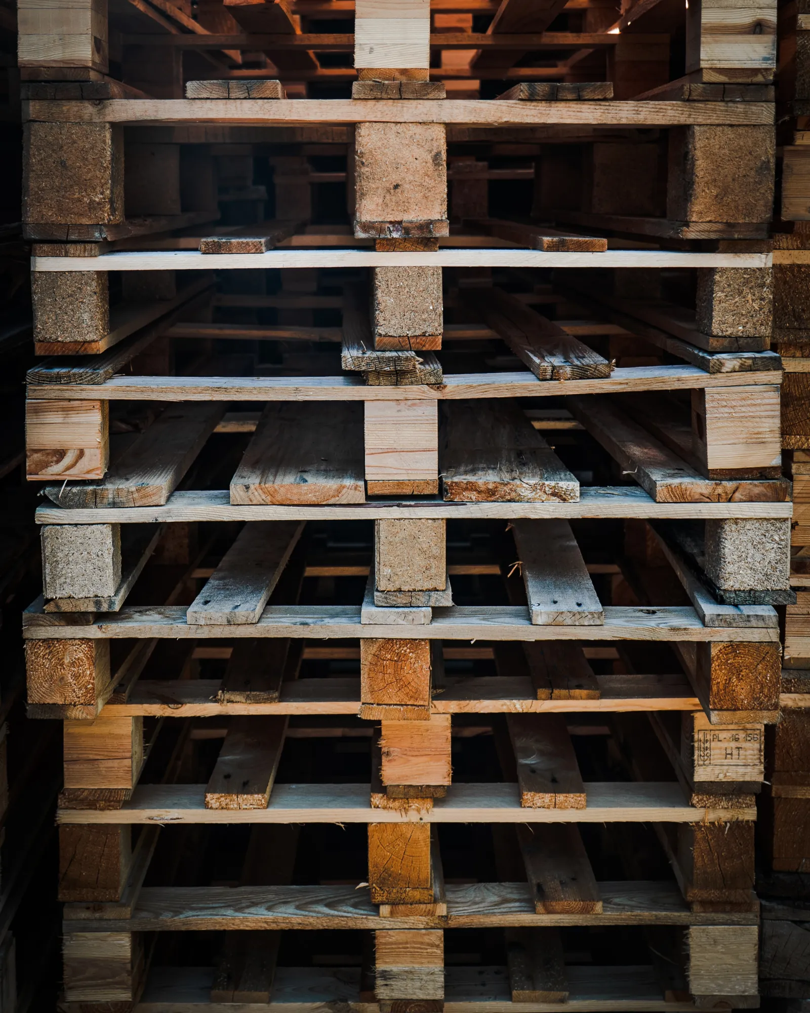 a group of pallets being shipped