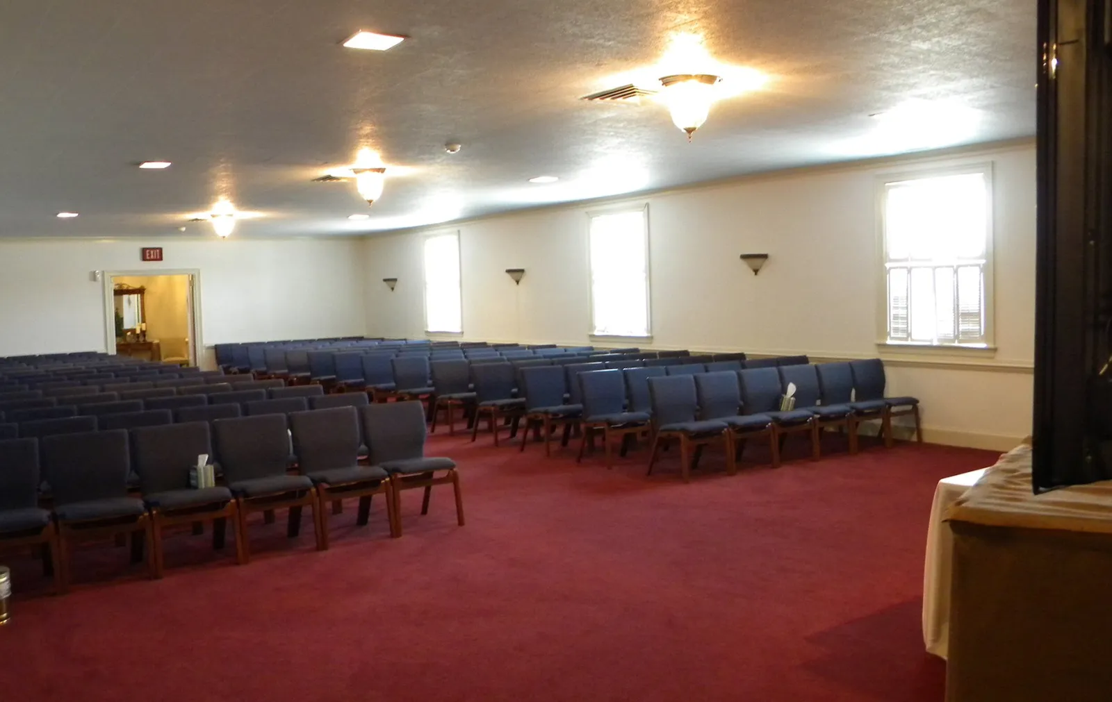 a large room