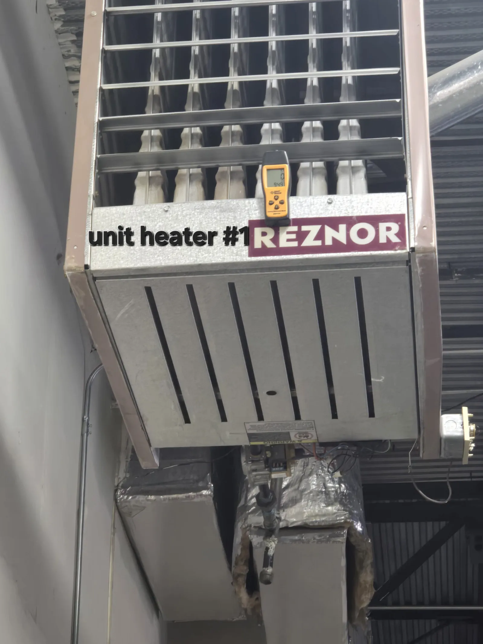 Ceiling hung Heater Installation in 30345 Decatur by The Air Company of GA