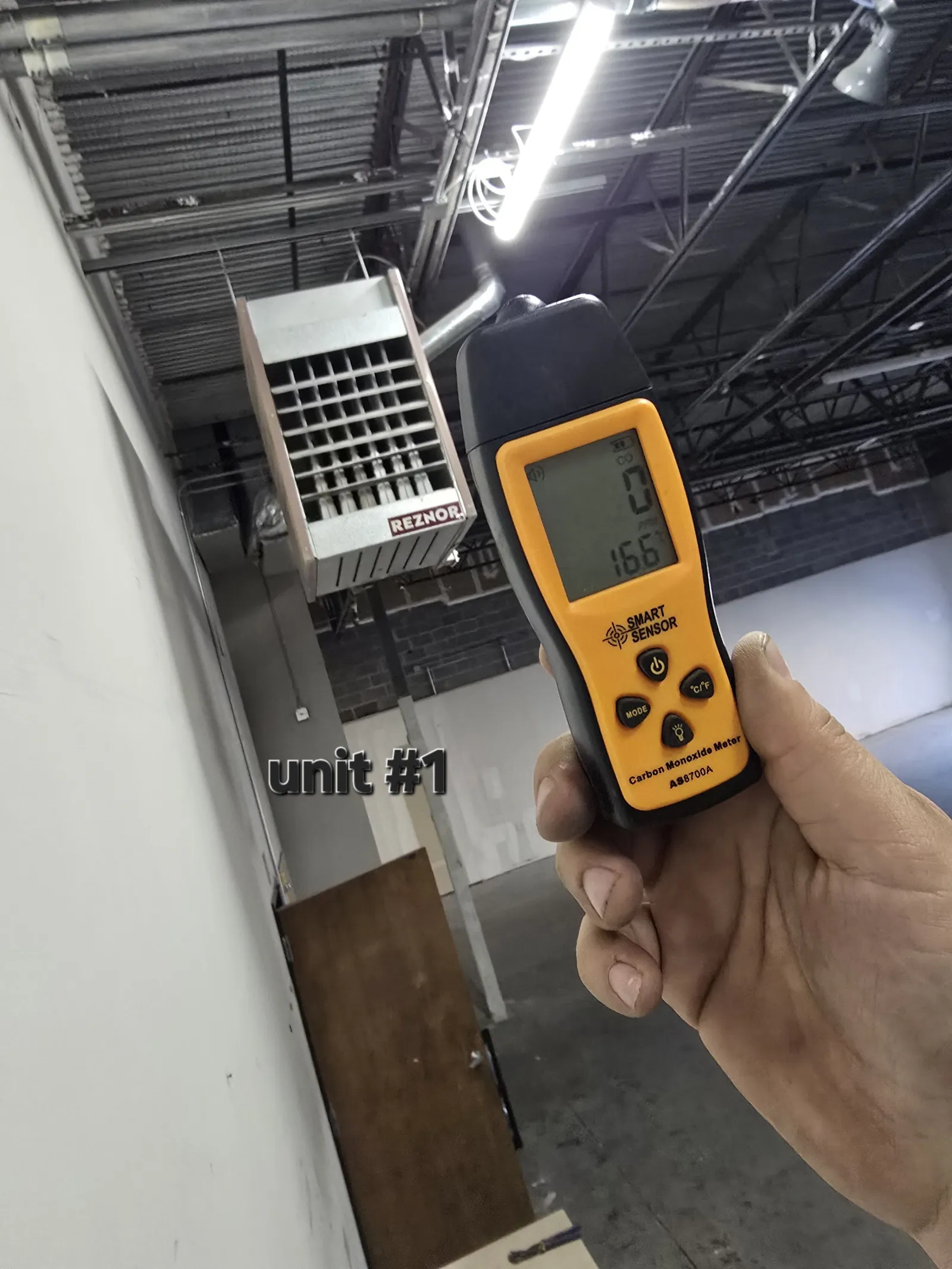 Ceiling hung Heater Installation in 30345 Decatur by The Air Company of GA
