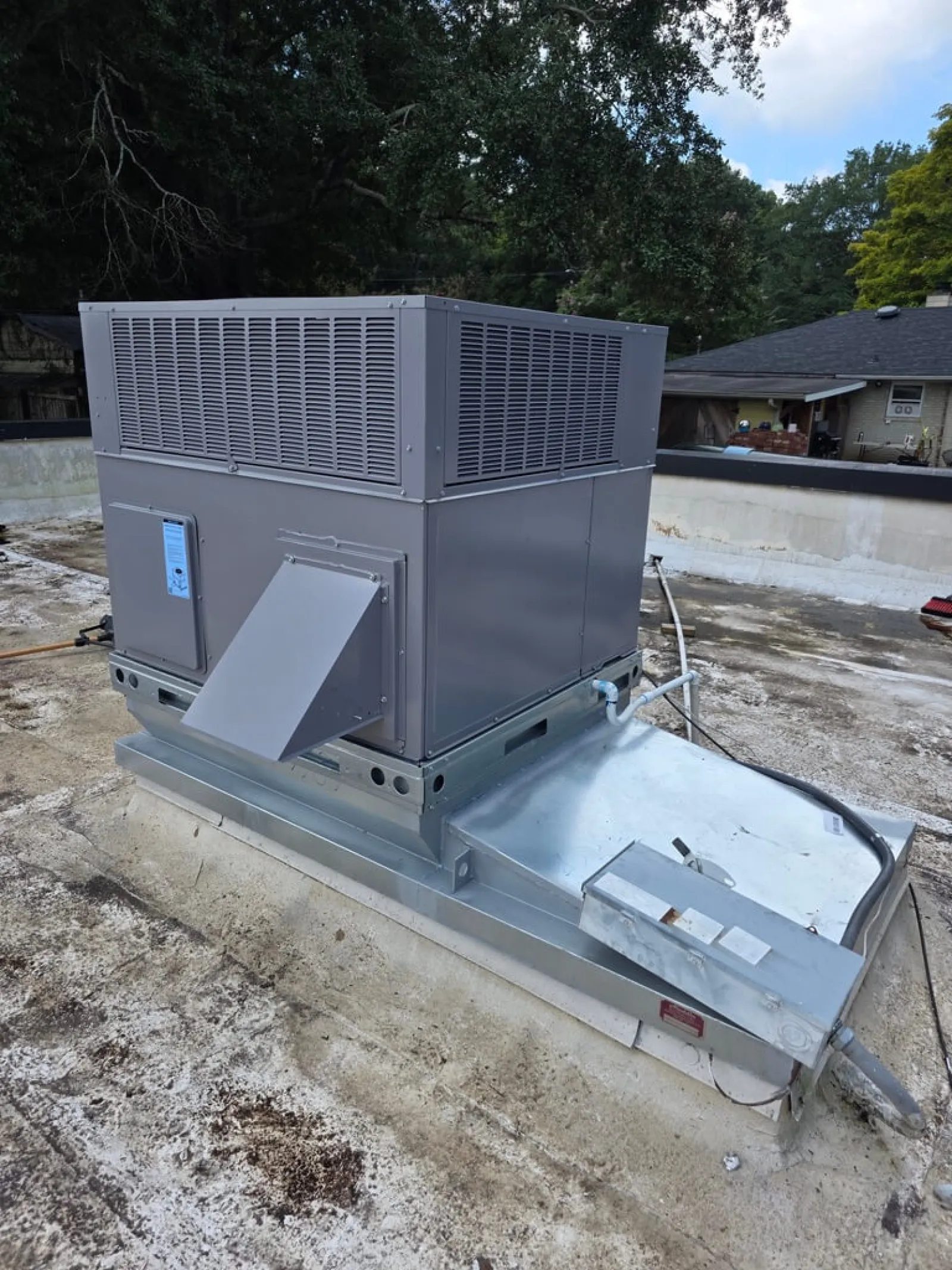 Commercial RTU Installation in Smyrna 30081 by The Air Company of GA