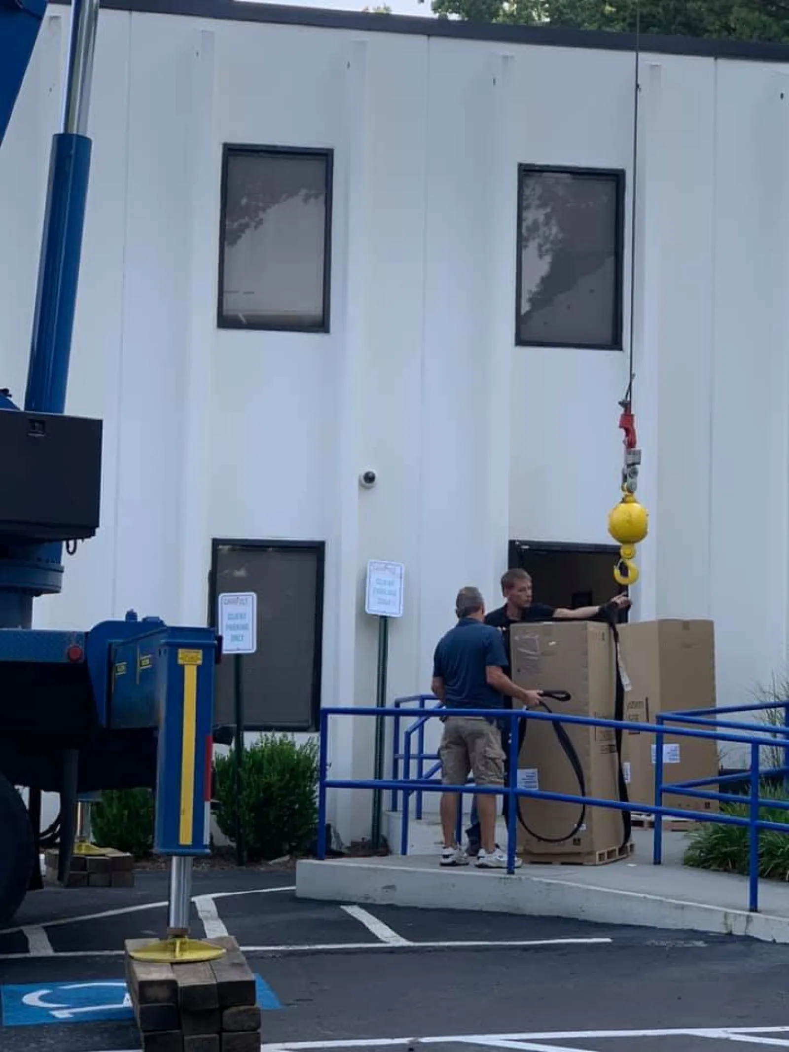 a person standing in front of a building