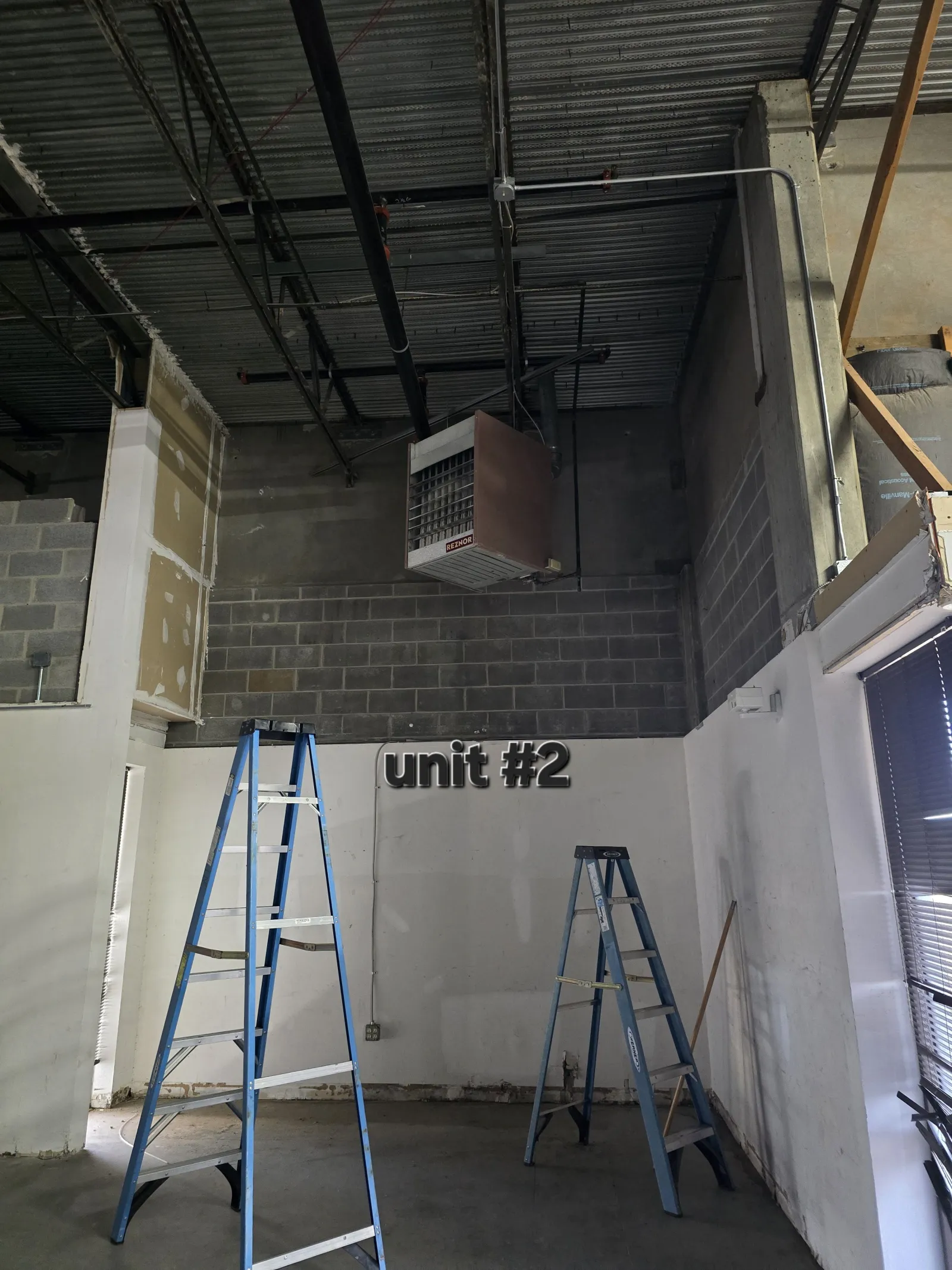Ceiling hung Heater Installation in 30345 Decatur by The Air Company of GA