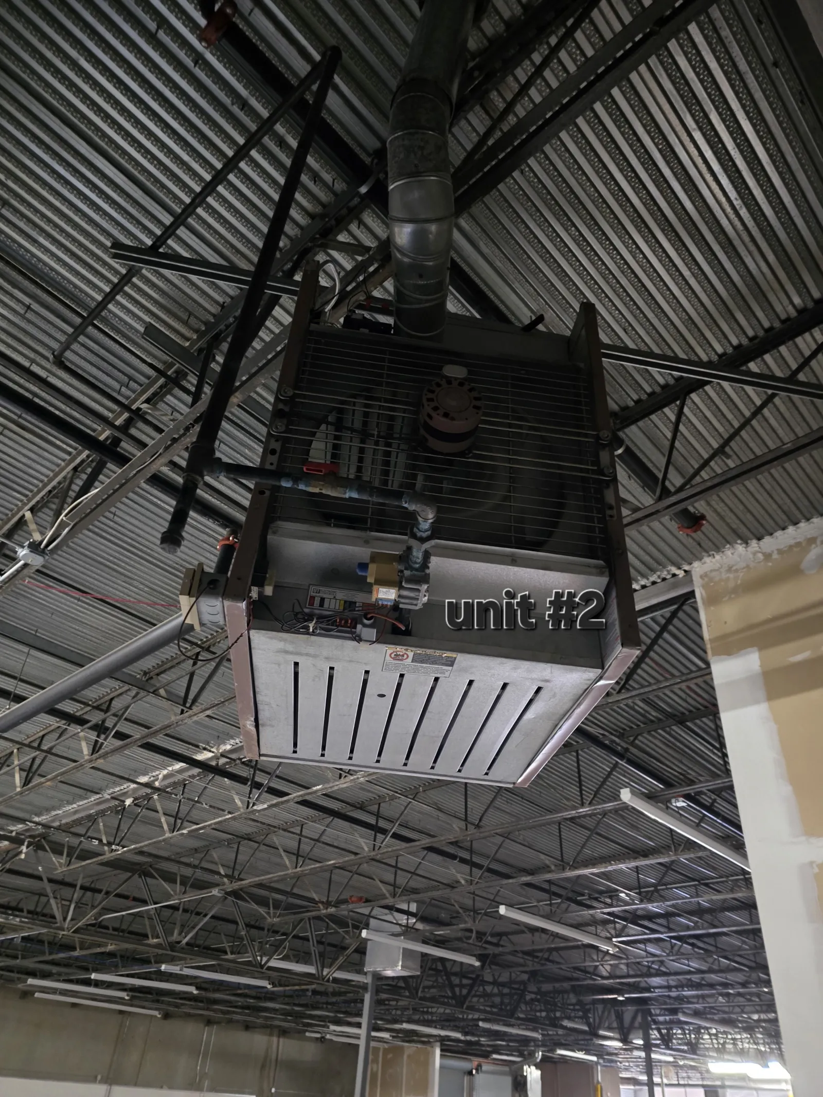 Ceiling hung Heater Installation in 30345 Decatur by The Air Company of GA