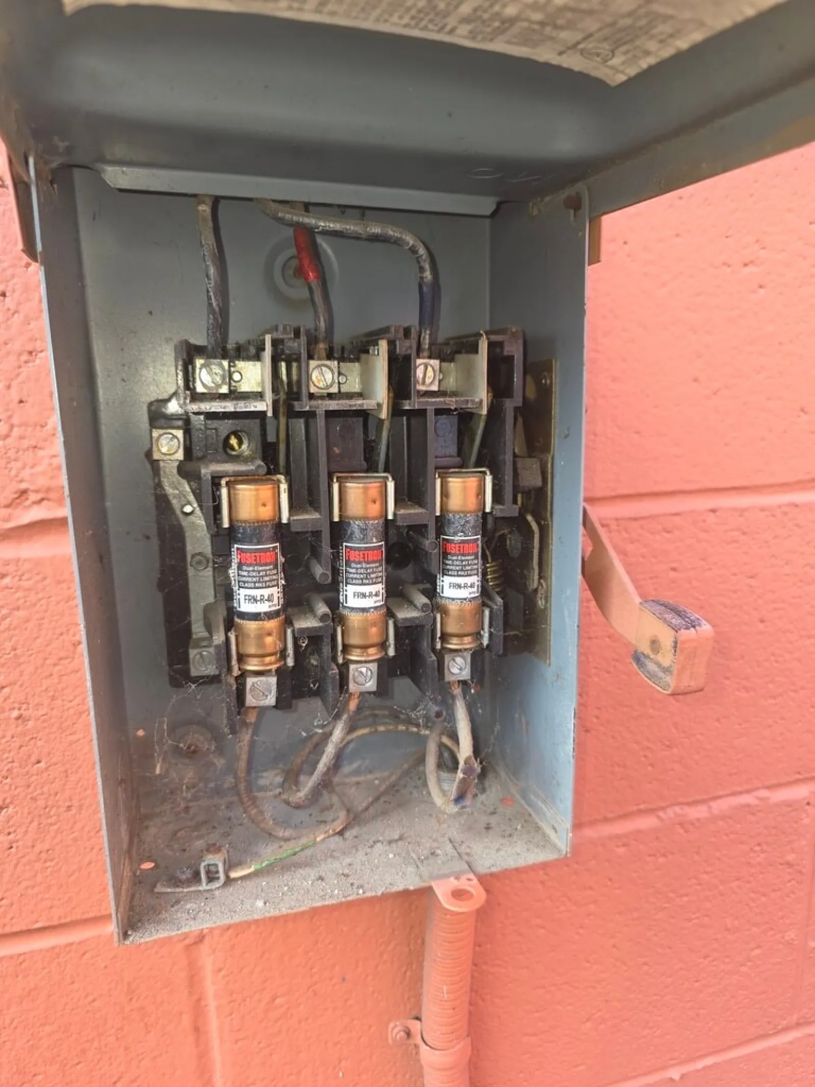 Electrical panel review for Commercial HVAC Installation in Druid Hills 30307 by The Air Company of GA