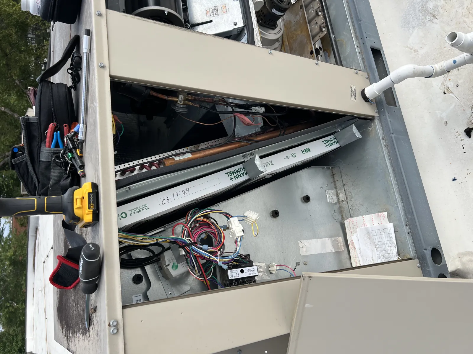 Commercial Roof Top Unit RTU Repair in Buckhead 30326 by The Air Company of GA