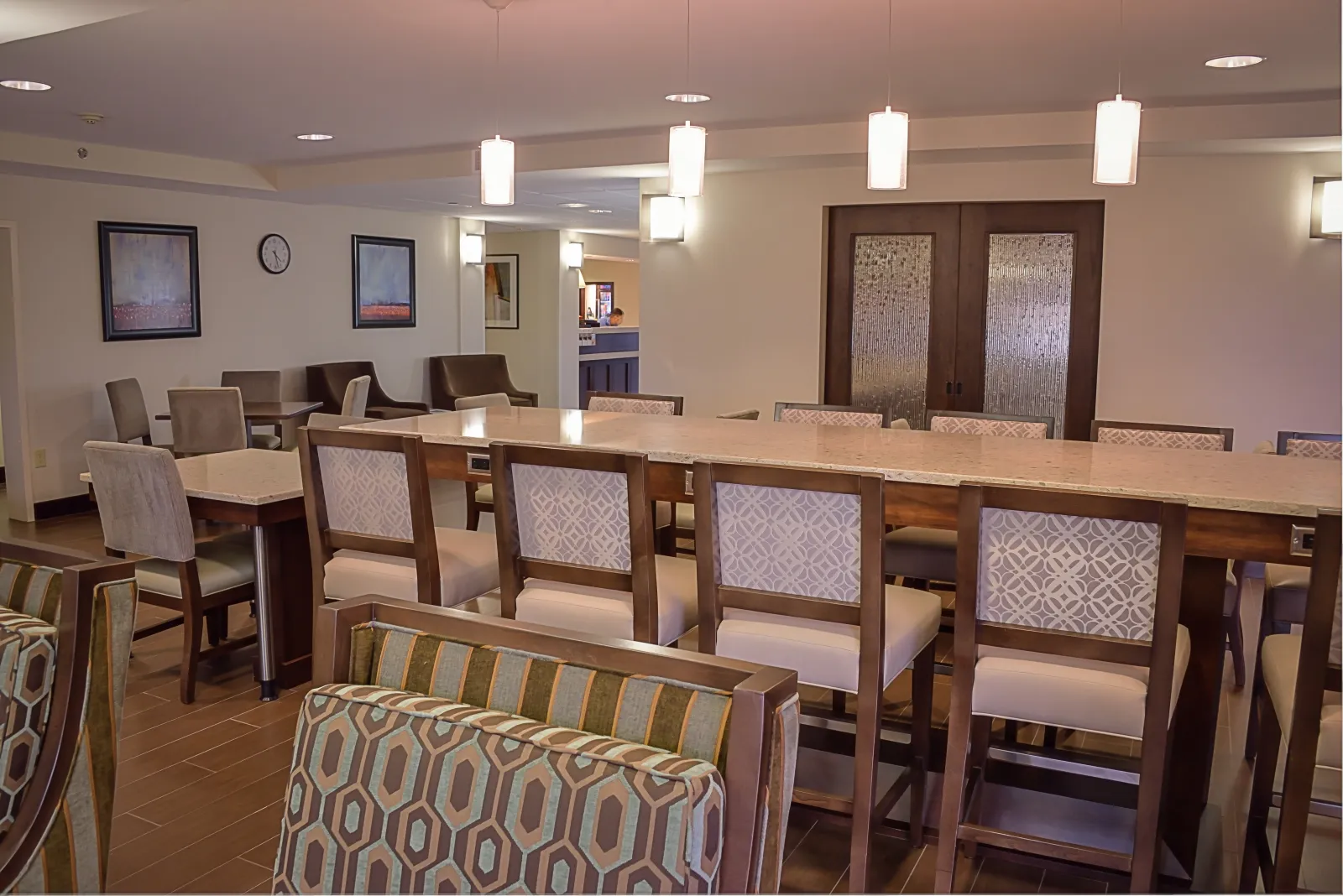 Hampton Inn Custom Communal Table Countertop