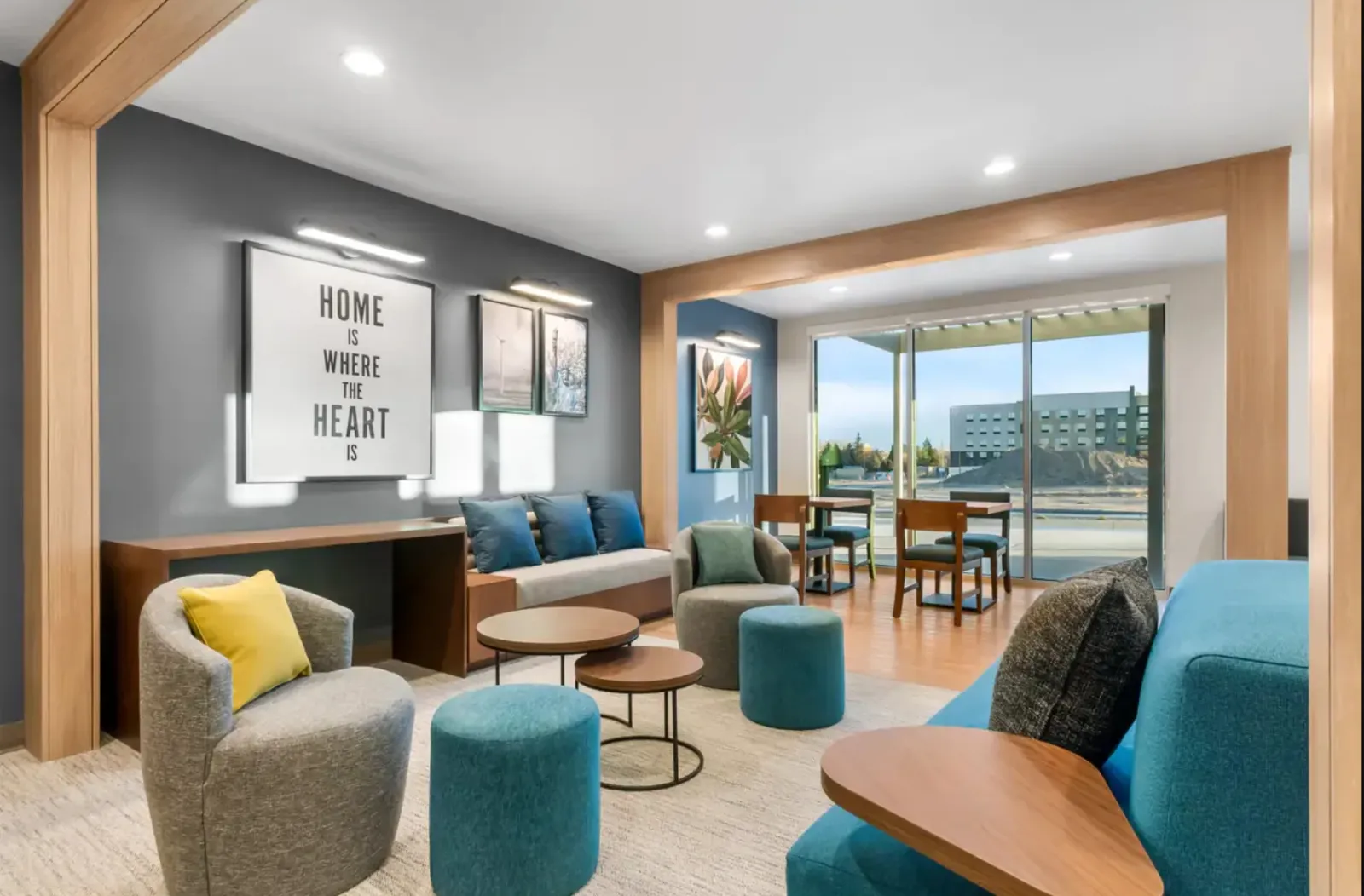 Everhome Suites Custom Lobby Archways and Casework