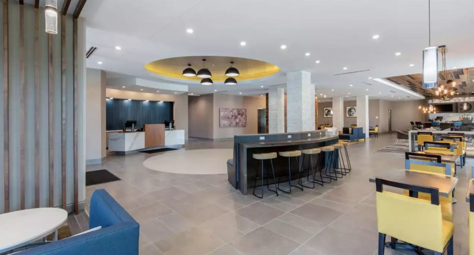 Cambria Suites Custom Lobby Casework