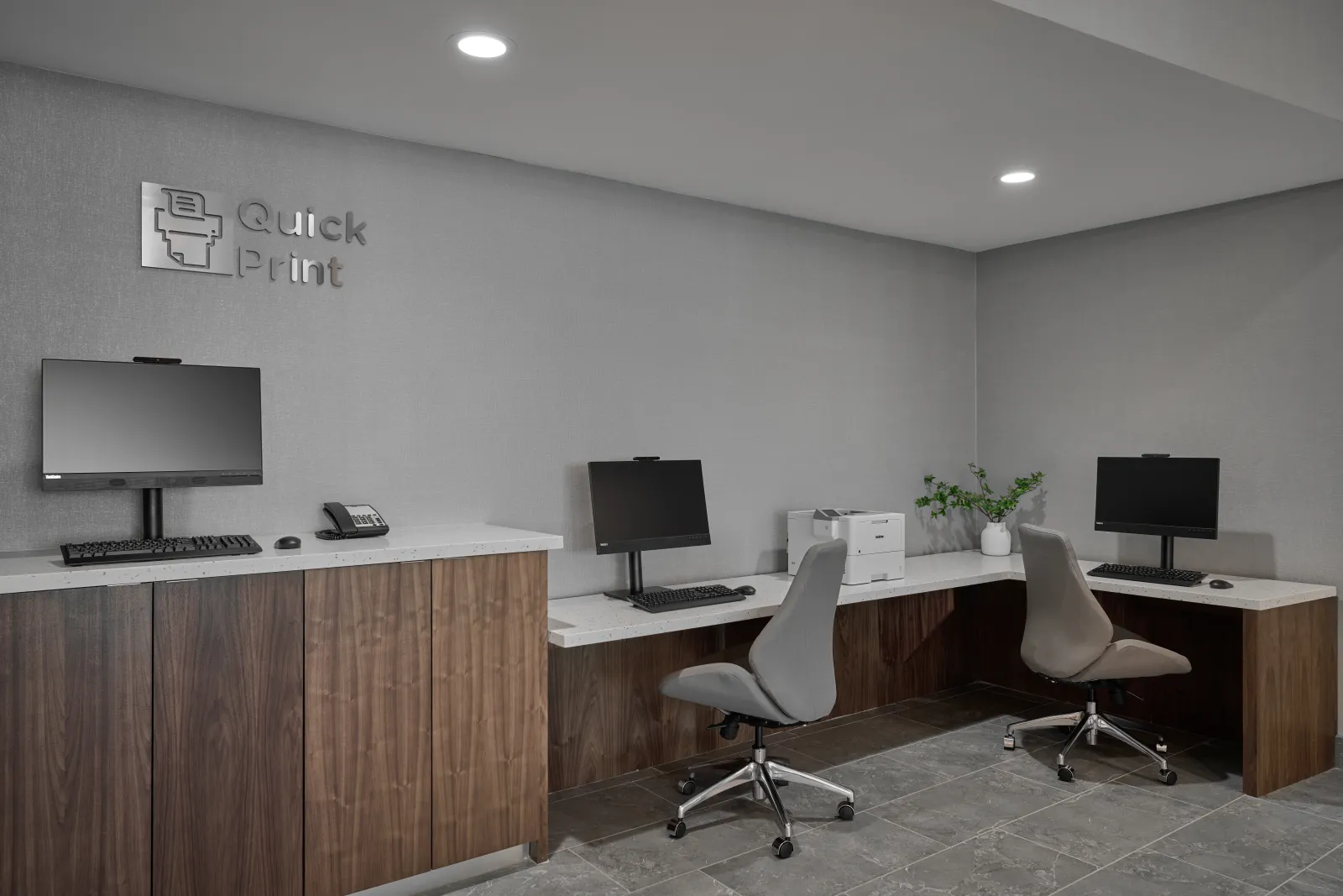 Marriott Courtyard & Residence Inn Dual Brand Custom Quick Print Cabinetry