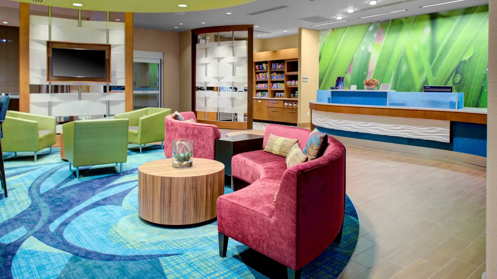 Marriott Springhill Suites Lobby Millwork