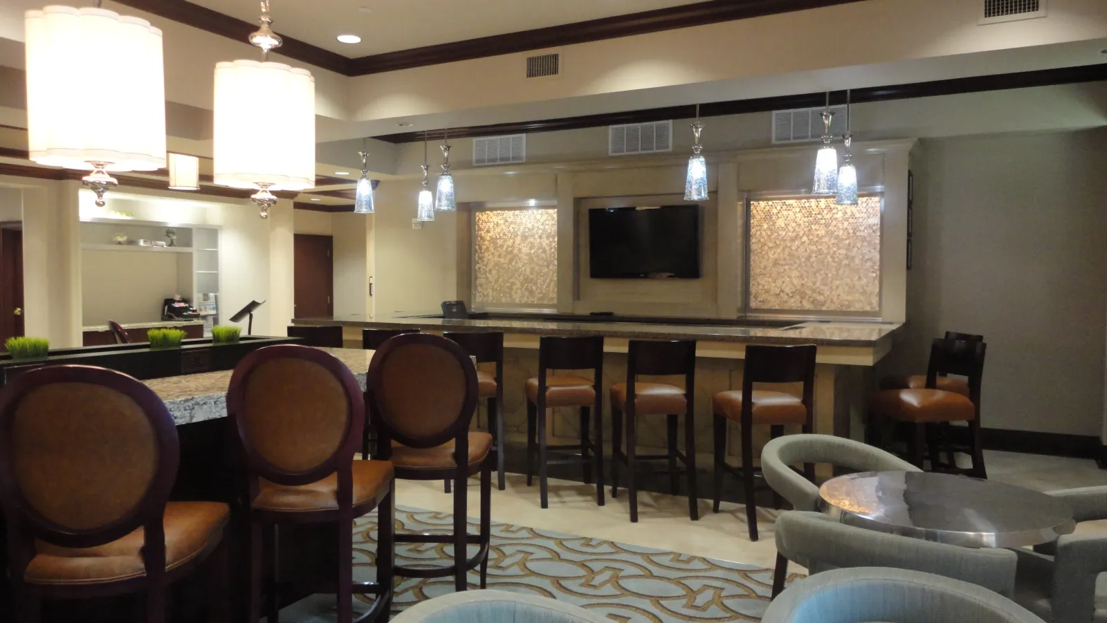 Courtyard Custom Lobby Bar Countertops