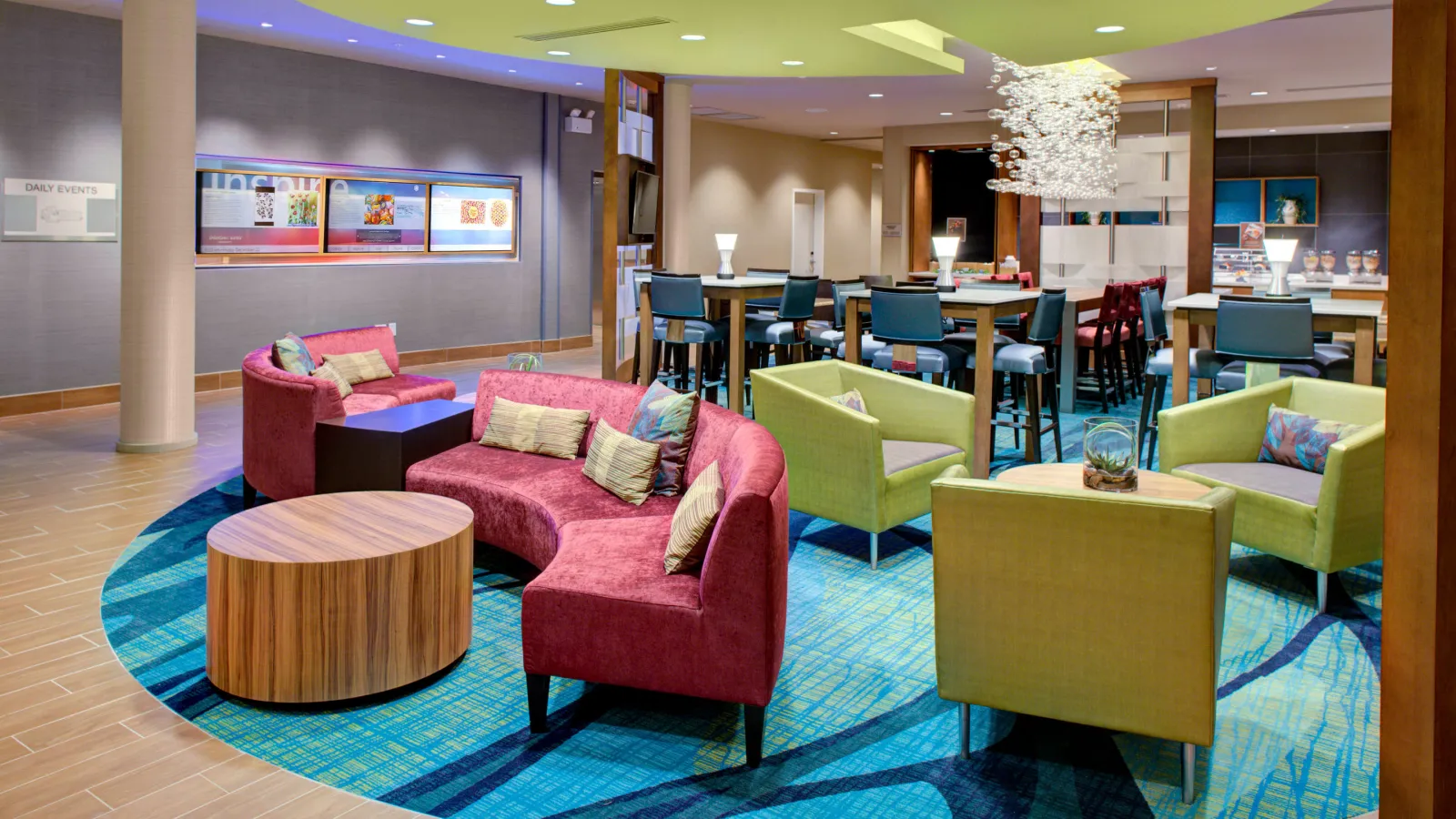 Marriott Springhill Suites Custom Lobby Casework