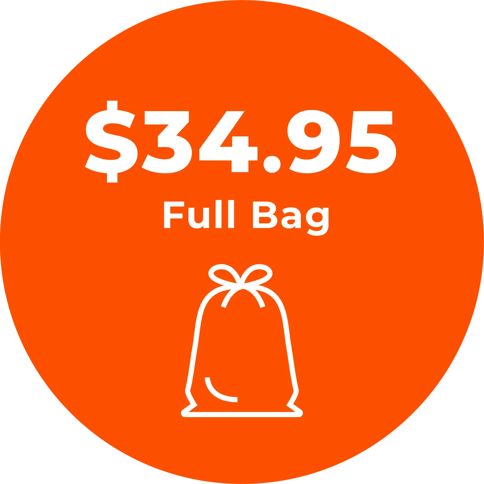 Wash & Fold full price bag 34.95