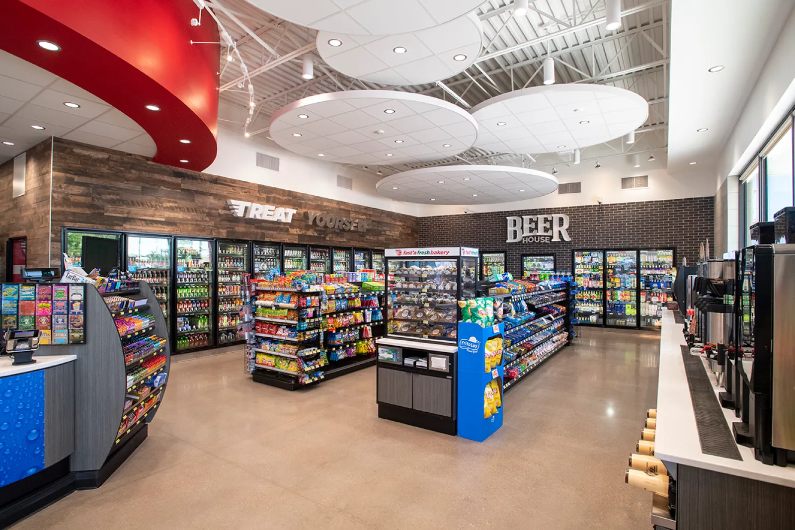 a store with shelves of games