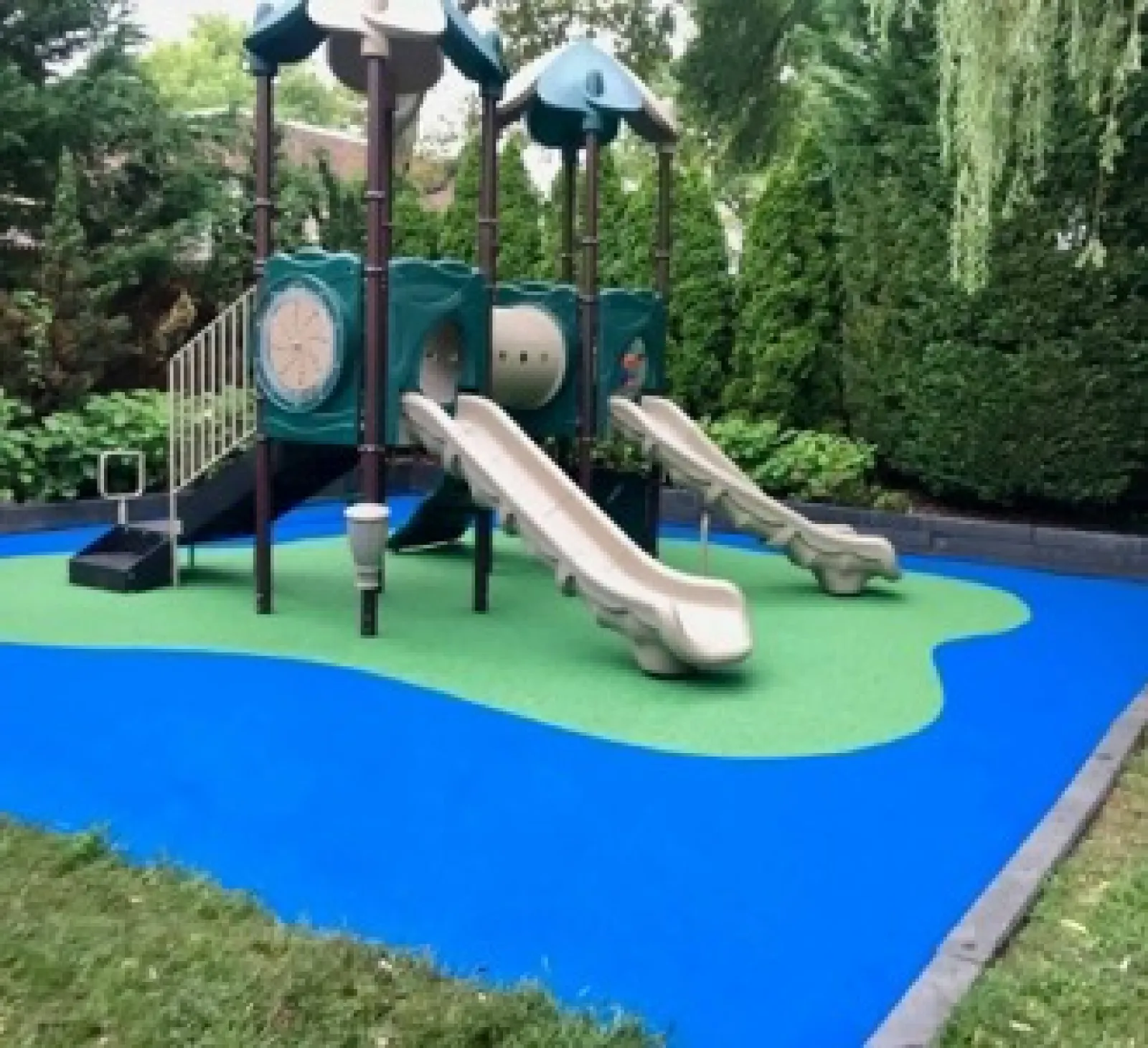 a small children's playground