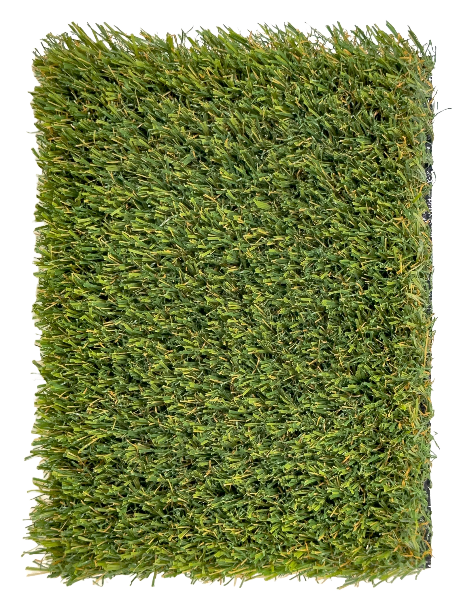 a green and white rug