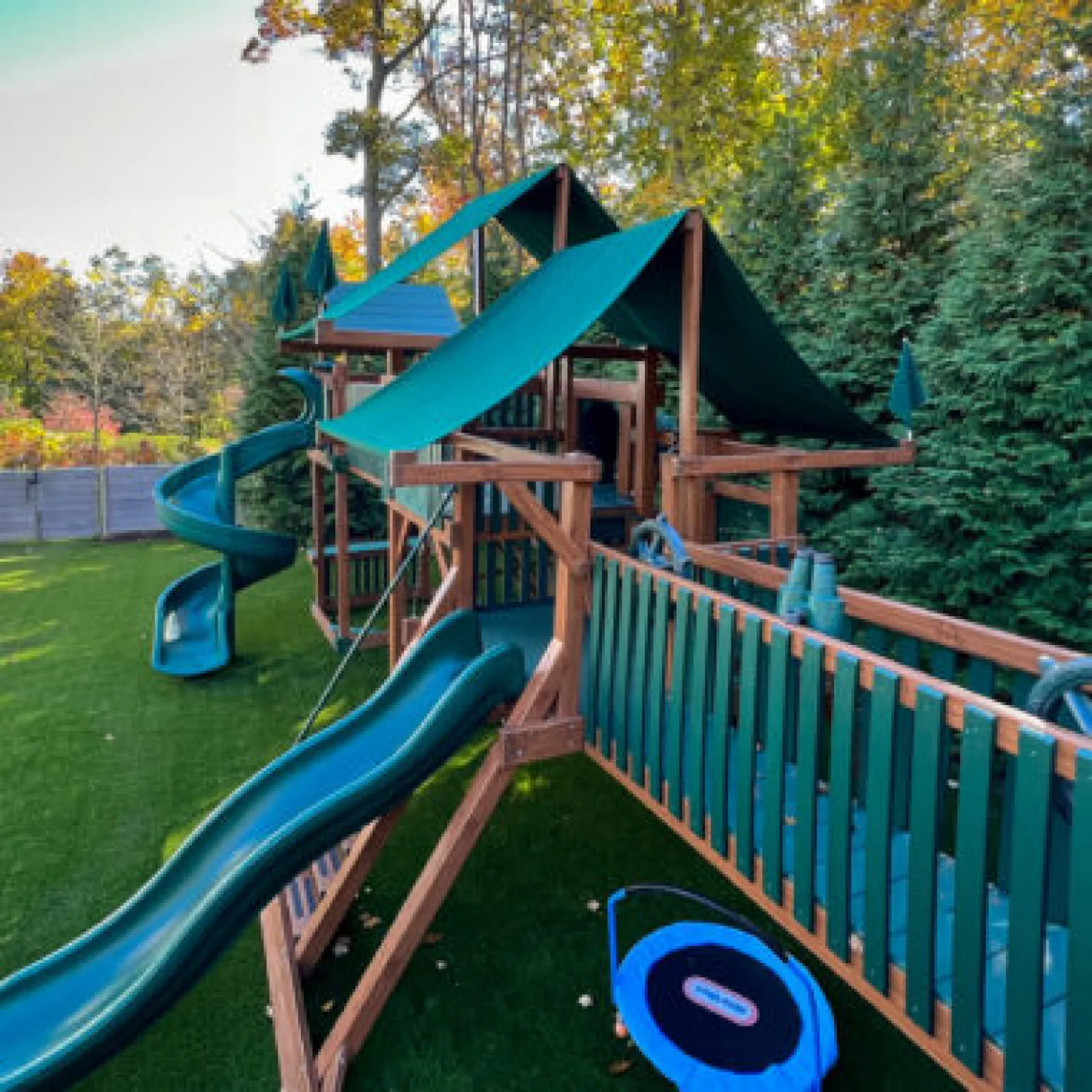 a small play structure