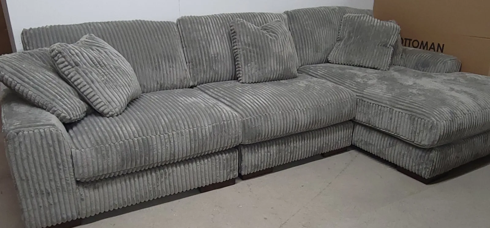 a couch with a cushion