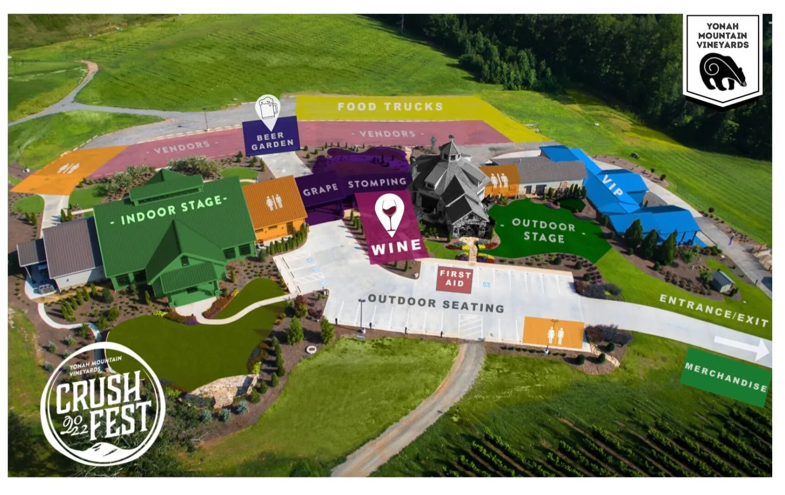 Crush Fest FAQ Yonah Mountain Vineyards