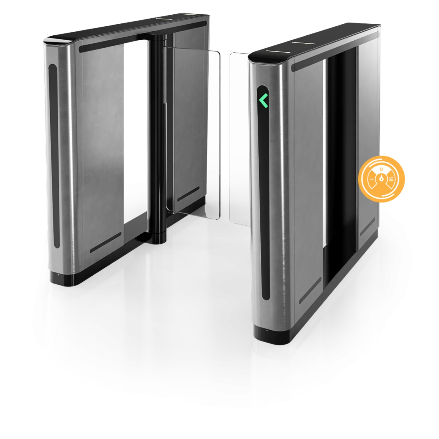 Boon Edam Lifeline Speedlane Swing Optical Turnstile