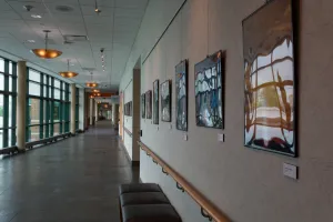 The MacDowell Gallery on the second floor of Outpatient Care Center