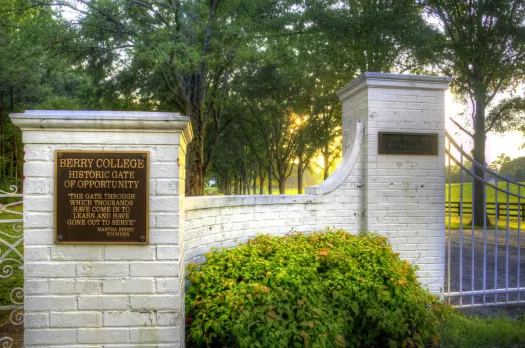 Berry College Giving Gate of Opportunity Scholarship