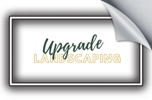 upgrade landscape, yard work, landscape improvement