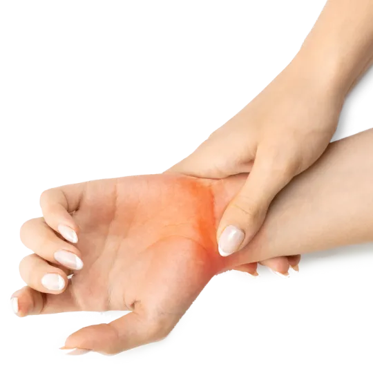 a close-up of a person's hands holding a baby's hand