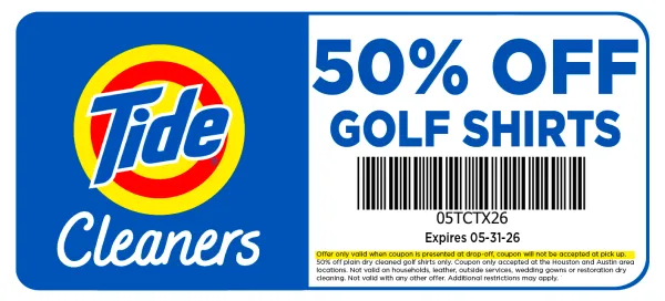 Tide Dry Cleaners Coupon