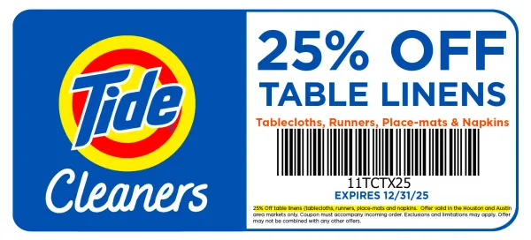 Tide Dry Cleaners Coupon