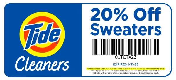 Tide Dry Cleaners Coupon