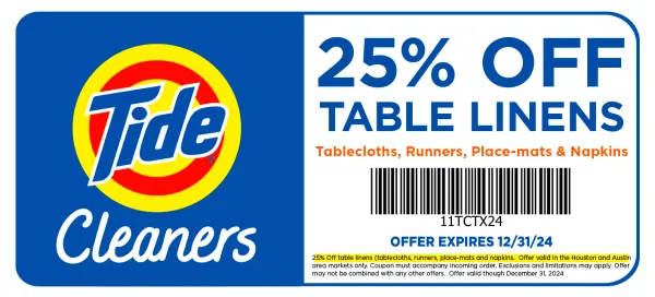 Tide Dry Cleaners Coupon