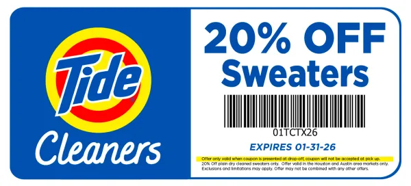 Tide Dry Cleaners Coupon